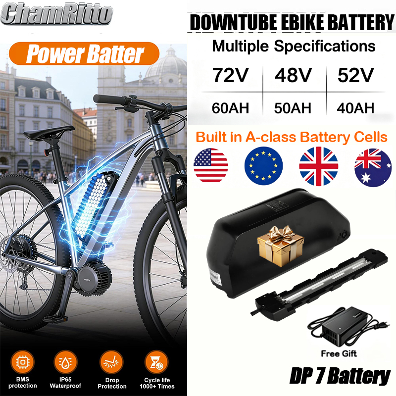 72V 50Ah 21700 Lithium Battery - Bateria de lítio para bicicleta elétrica