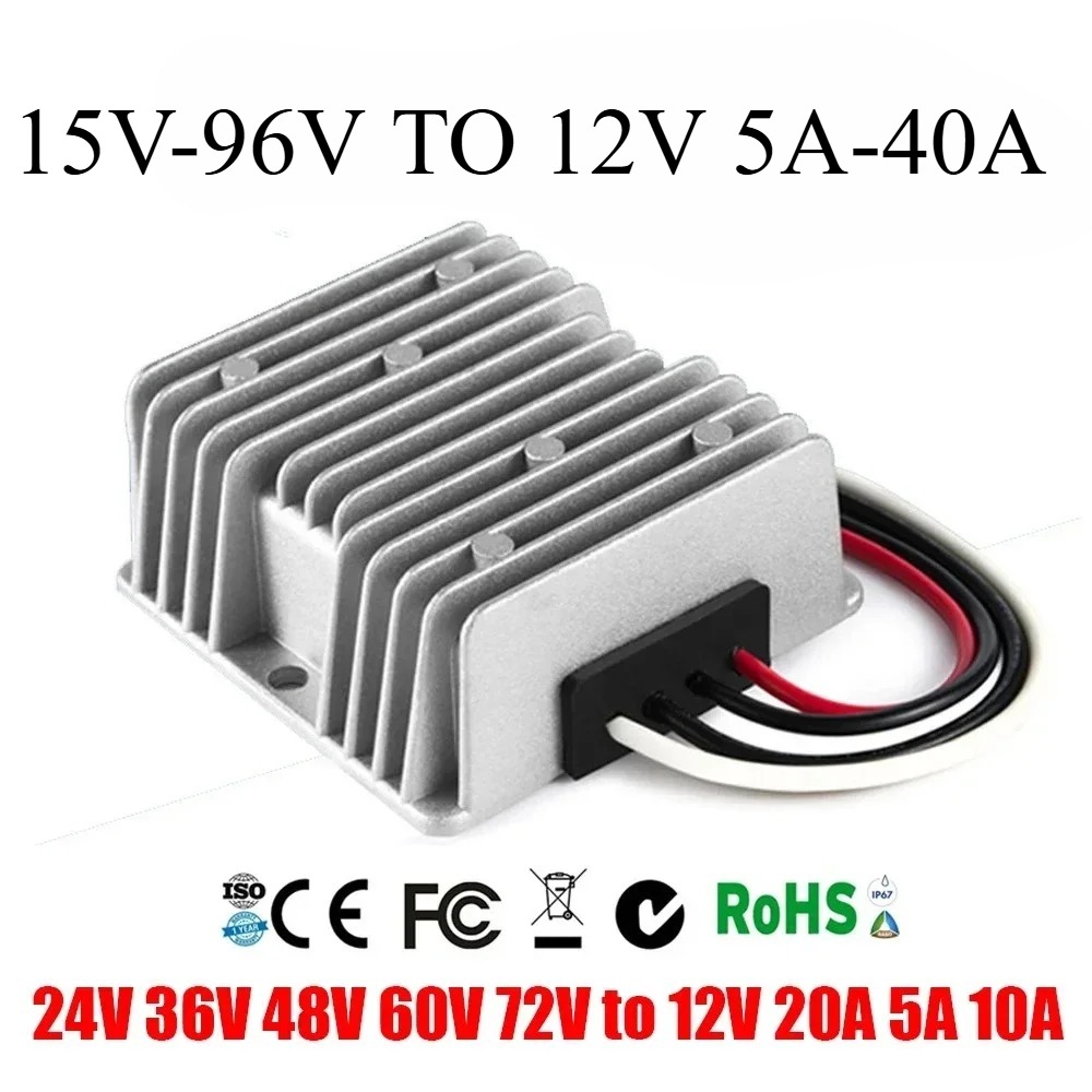 72V 15A Fast Charger - Step-Down DC Converter for Car, Truck