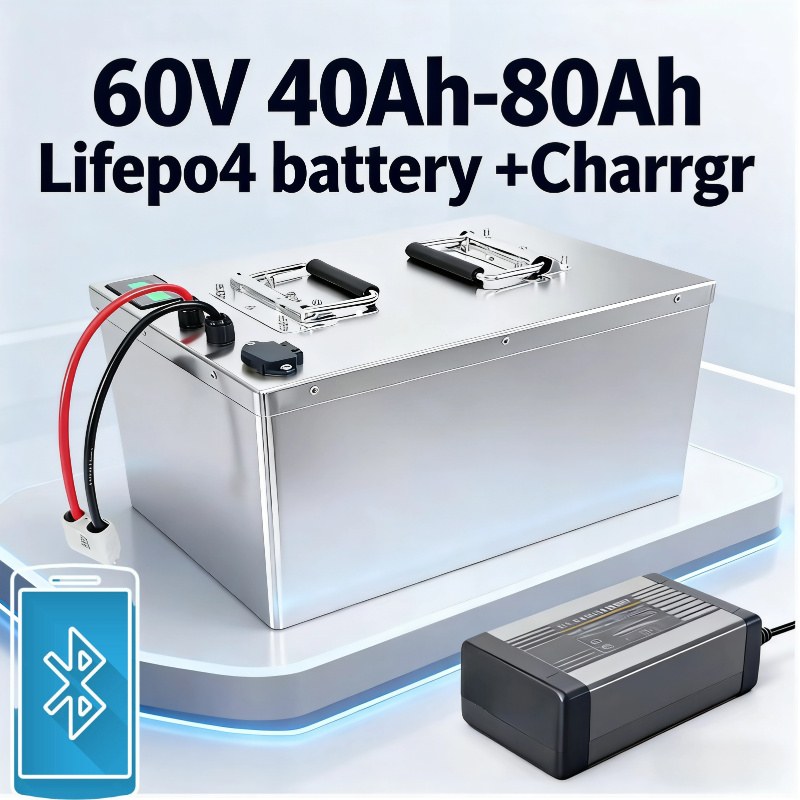 60V 50Ah Electric Scooter Battery - bateria 60V LiFePO4 40Ah 50Ah 60Ah