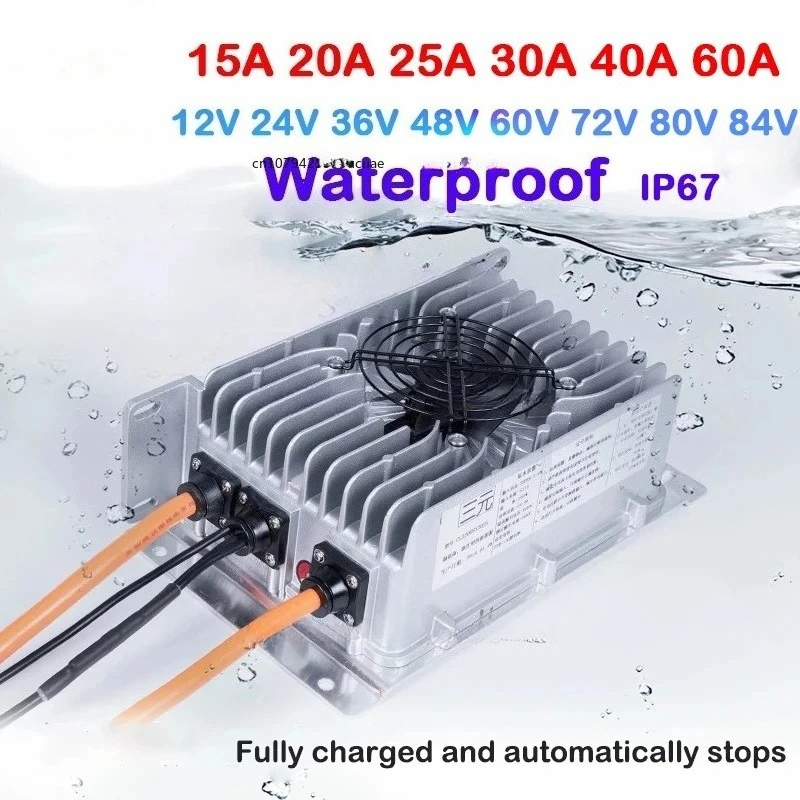 72V 15A Fast Charger - 24v 48v 60v 72v 80v 84v