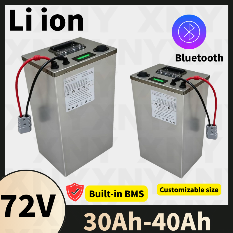 72V 40Ah Lifepo4 Battery Pack - Bateria de Íon de Lítio 72V