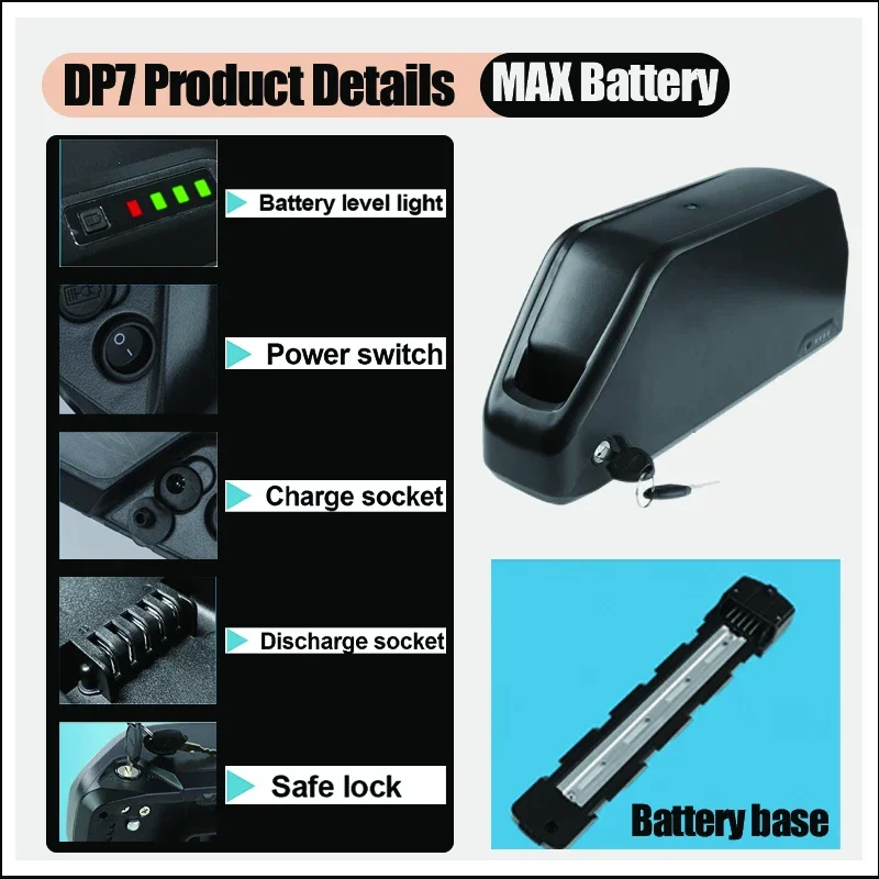 Bateria de Bicicleta Elétrica  - 72V 50Ah 21700 Lithium Battery avaliação e preço