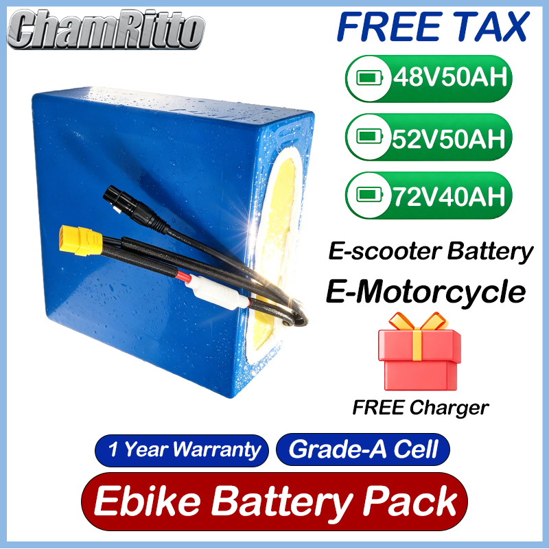 Bateria de lítio 21700 1500W p - 72V 50Ah 21700 Lithium Battery avaliação e preço
