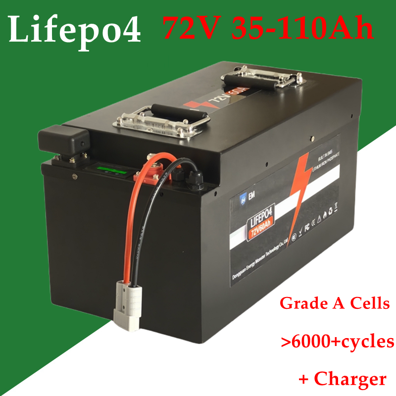 Bateria de lítio 72v 35ah 40ah - 72V 40Ah Lifepo4 Battery Pack avaliação e preço