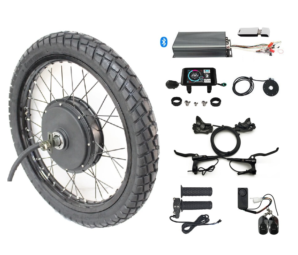 Kit de conversão para aro de m - 72V 100A Sabvoton Controller avaliação e preço
