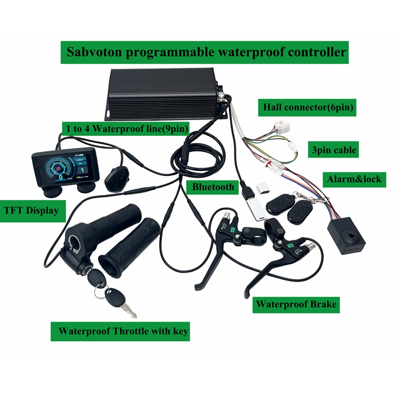 Controlador à Prova d'Água Sab - 72V 100A Sabvoton Controller avaliação e preço