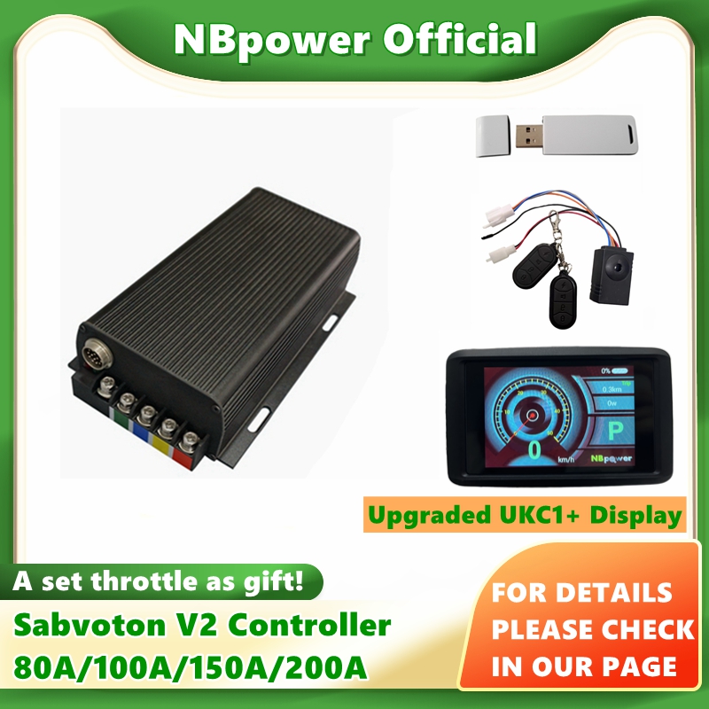 Kit de Controlador Programável - 72V 100A Sabvoton Controller avaliação e preço