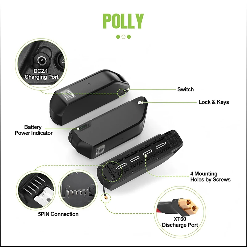 Bateria Hailong Polly 52V 50Ah - 72V 40Ah Lifepo4 Battery Pack avaliação e preço