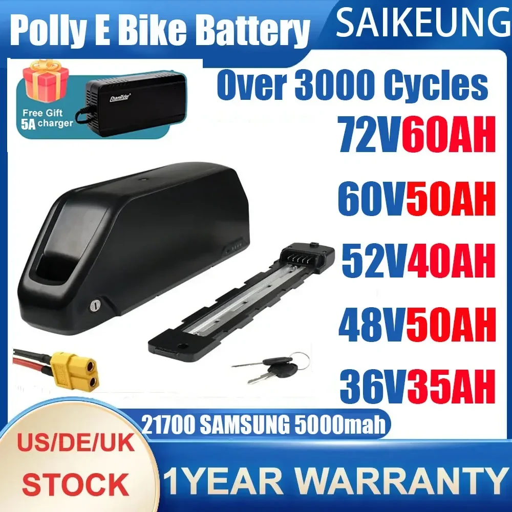 Bateria de bicicleta elétrica  - 72V 50Ah 21700 Lithium Battery avaliação e preço