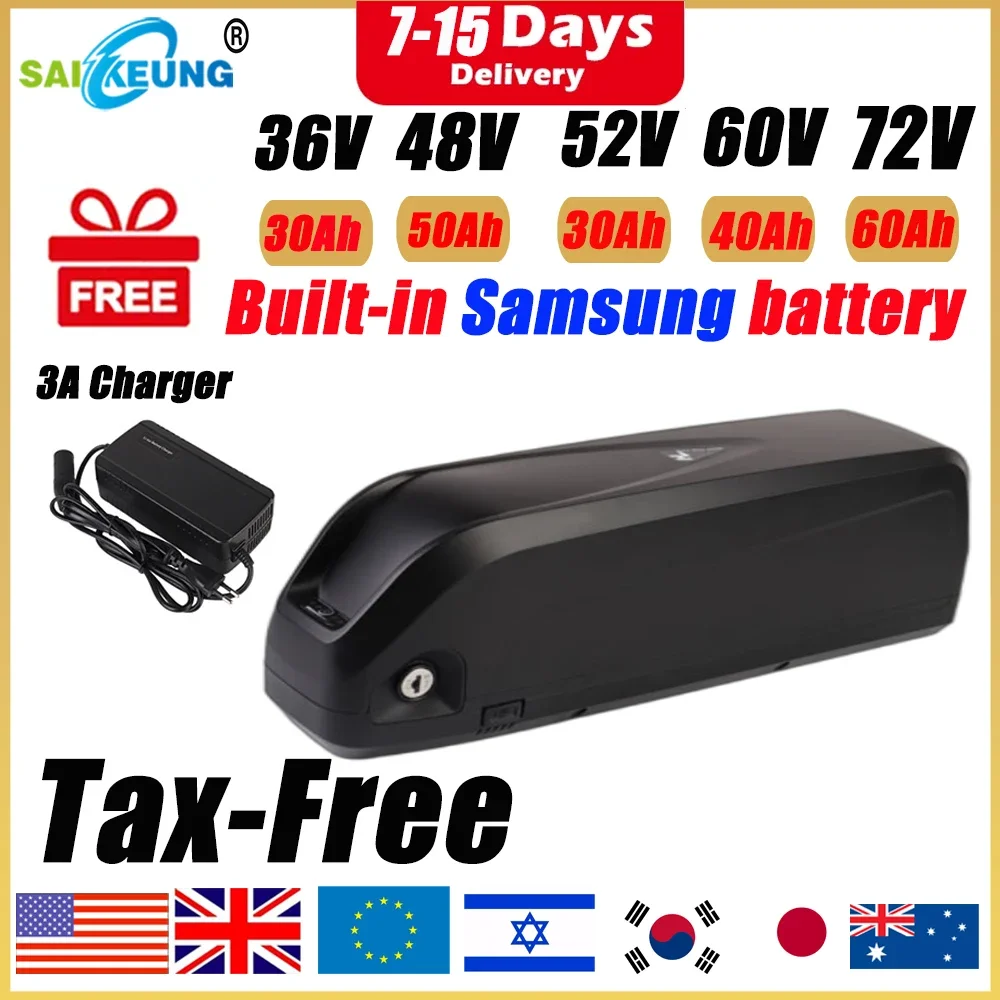 Hailong Polly 48V 52V 60V 36V  - 72V 40Ah Lifepo4 Battery Pack avaliação e preço